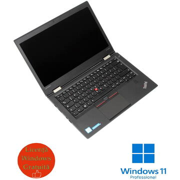 Laptop Refurbished cu Windows Lenovo X1 Carbon 4th Gen Intel Core i5-6300U 2.40GHz up to 3.00GHz 8GB DDR3 256GB SSD 14inch 2560X1440  Webcam Soft Preinstalat Windows 11 PRO