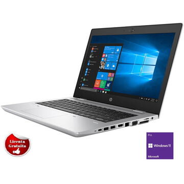 Laptop Refurbished cu Windows HP ProBook 645 G4 AMD Ryzen 3 PRO 2300U 8GB DDR4 256GB SSD HD Webcam Soft Preinstalat Windows 11 PRO