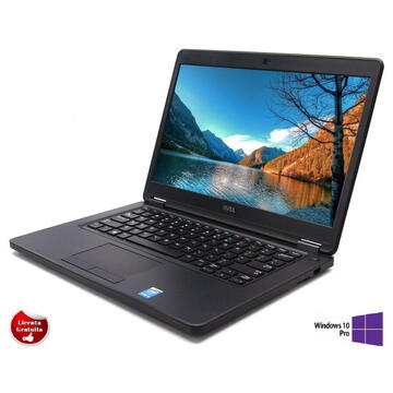 Laptop Refurbished cu Windows Dell Latitude E5450 Intel Core i5-5300U 2.30GHz up to 2.90GHz 8GB DDR3 500GB HDD 14inch 1366x768 Windows 10 Professional Preinstalat