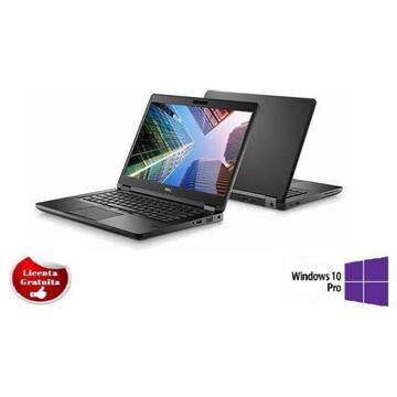 Laptop Refurbished cu Windows Dell Latitude E5490 Core i5-8350U 8GB 512GB SSD Webcam 14" FHD TouchScreen Windows 10 Professional Preinstalat