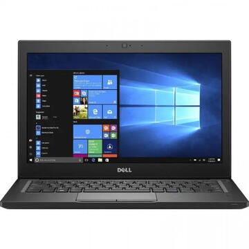 Laptop Refurbished cu Windows Dell Latitude E7280 Intel Core i5-7300U 2.6GHz up to 3.5GHz 8GB DDR3 256GB SSD Webcam 12.5 inch FHD Windows 10 Professional Preinstalat