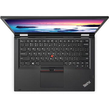 Laptop Refurbished Lenovo THINKPAD YOGA 370 CORE I5-7200U 2.50 GHZ 8GB DDR4 256GB NVME SSD WEBCAM FHD 13.3"  TOUCHSCREEN TASTATURA ILUMINATA