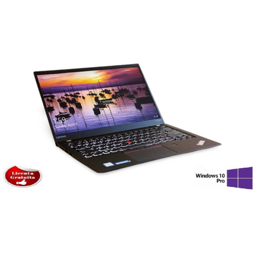 Laptop Refurbished cu Windows Lenovo THINKPAD X1 CARBON GEN5 CORE I7-7500U 2.70 GHZ 16GB DDR4 512GB NVME SSD 14" FHD WEBCAM TASTATURA ILUMINATA WINDOWS 10 PROFESSIONAL PREINSTALAT