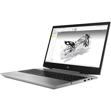 Laptop Workstation Refurbished HP Zbook 15 G5 I7-8750H 2.2Ghz up to 4.10GHz 32GB DDR4 1TB SSD nVidia Quadro P2000 4GB 15.6 inch Full HD Webcam Tastatura iluminata Windows 10 PRO