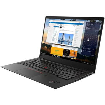 Laptop Refurbished Lenovo X1 Carbon Intel Core i7-8550U 1.80GHz up to 4.00GHz 16GB LPDDR3 256GB SSD FHD 14"