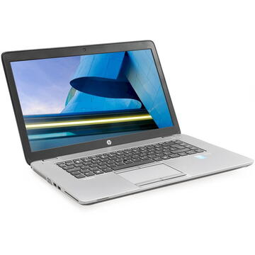 Laptop Refurbished HP ELITEBOOK 850 G2 Intel Core i5-5300U 2.30 GHZ 8GB DDR3 256GB SATA SSD 15.6" 1920x1080 Webcam Tastatura Iluminata Fingerprint Touchscreen