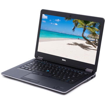 Laptop Refurbished cu Windows Dell Latitude 7440 Intel Core i5-4300U 1.90 GHz up to 2.90 GHz 4GB DDR3 128GB SSD 14" FHD Webcam Windows 10 Professional Preinstalat