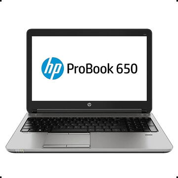 Laptop Refurbished HP PROBOOK 650 G1 Intel Core i7-4610M 3.00 GHz up to 3.70 GHz 8GB DDR3 256GB SSD 15.6" FHD Webcam