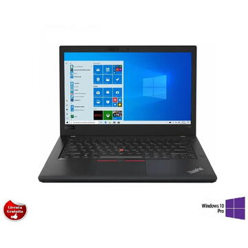 Laptop Refurbished cu Windows Lenovo THINKPAD T480 CORE I5-8250U 1.60 GHZ up to 3.40 GHz 8GB DDR4 256GB SSD 14.0" FHD Webcam Windows 10 Professional Preinstalat