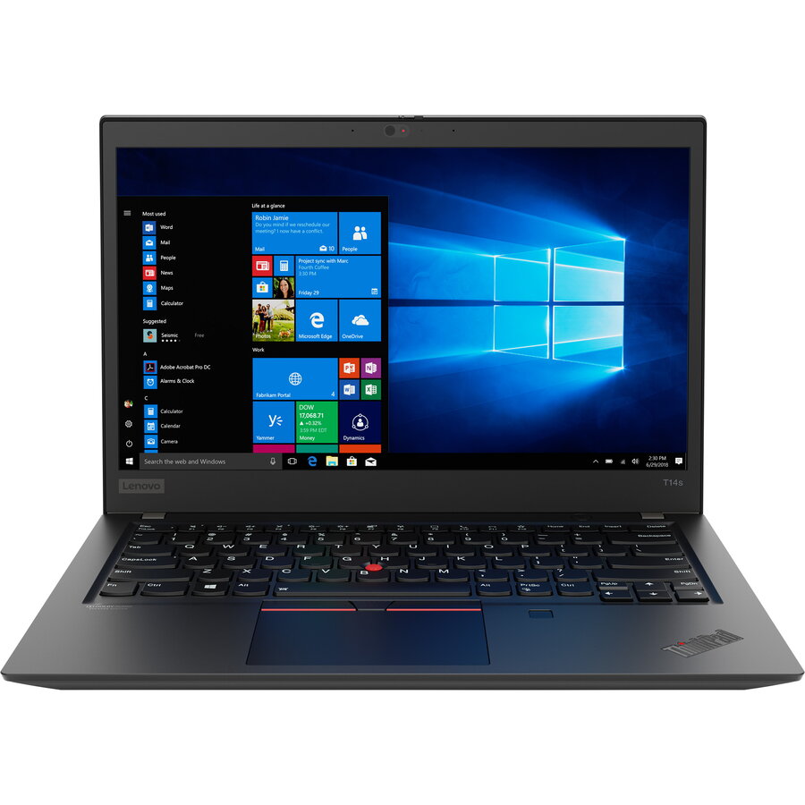 Laptop Refurbished ThinkPad T14s Intel Core i5-10210U 1.60GHz up to 4.20GHz 16GB DDR4 256GB SSD Webcam 14inch