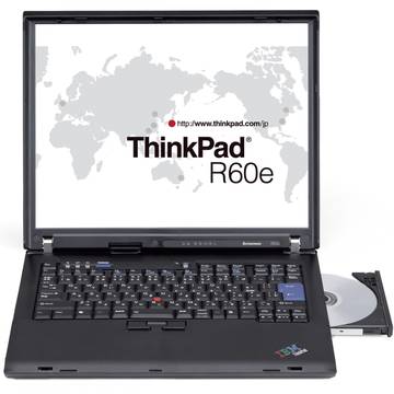 Laptop Refurbished cu Windows Lenovo R60e 15 inch Celeron M430 1.73GHz 1GB DDR 60GB Soft Preinstalat Windows 7 Home