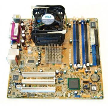 Asus  P4GE-VM, Sk 478 + CPU Intel PIV 2.8Ghz / cooler