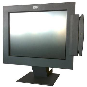 POS Refurbished IBM Monitor Touchscreen SurePoint 4820-5GN 15inch+ Cititor de card