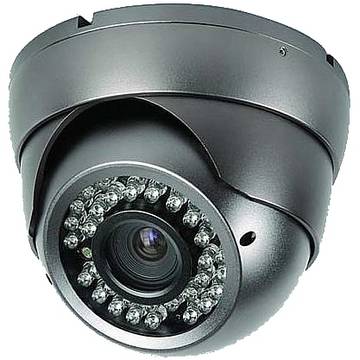 Produs NOU Camera supraveghere analog Camera dome de interior cu IR 700TVL, 1/3" Super DIS, IR CUT, obiectiv fix 3.6mm,  24 ir led ф 5mm, distanta IR 20m