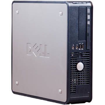 Calculator Refurbished Dell Optiplex 760 Quad Core Q6600 2,4Ghz 4Gb DDR2 160GB SATA HDD DVD Desktop