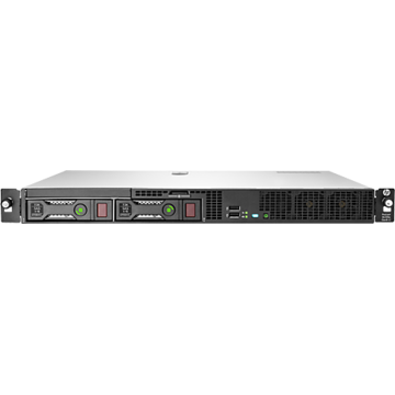 Server refurbished HP ProLiant DL320e G8v2  Xeon Quad Core E3-1220v3 3.1 Ghz 4GB Ram 2x500GB Sata B120i SATA RAID Controller (0,1,1+0), 7 x USB 300W 1U