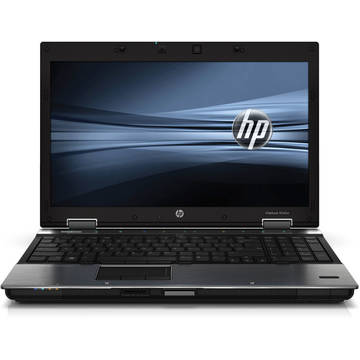 Laptop Refurbished HP EliteBook 8540p Core i5 560M 2.66GHz 4GB DDR3 160GB HDD SSD RW WebCam Nvidia Quadro NVS 5100M 1024Mb 15.6inch