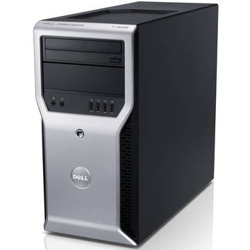 WorkStation Refurbished Dell Precision T1600 Quad Xeon E3-1225 3.10GHz (i7-2600) 12GB DDR3 250GB HDD DVD-RW ATI V4800 GFX Towe
