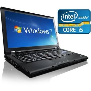 Laptop Refurbished cu Windows Lenovo ThinkPad T410 i5-520M 2.4GHz 2GB DDR3 160GB Sata RW 14.1 inch Soft Preinstalat Windows 7 Home