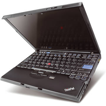 Laptop Refurbished Lenovo ThinkPad X61 Core 2 Duo T7300 2.0 GHz 2GB DDR2 60GB 12.1 inch