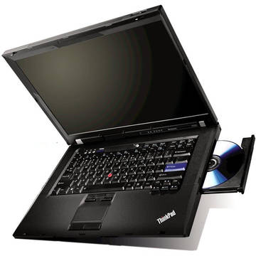 Laptop Refurbished cu Windows Lenovo Thinkpad R500 Core 2 Duo T6570 2.1 GHz 2GB DDR3 160GB HDD Sata RW 15.4 inch Soft Preinstalat Windows 7 Professional