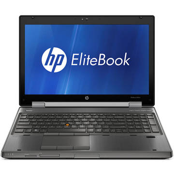 Laptop Refurbished cu Windows HP Elitebook 8560w i5-2540M 2.6GHz 8GB DDR3 320GB HDD Sata DVD Nvidia Quadro 1000 2GB Dedicat 15.6 inch  WWAN Webcam Soft Preinstalat Windows 7 Professional