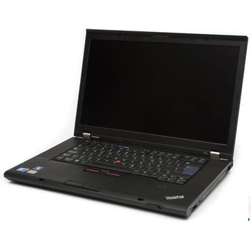 Laptop Refurbished Lenovo Thinkpad T510 i5-520M 2.4GHz 4GB DDR3 160GB HDD Sata RW 15.6 inch Webcam