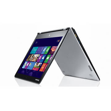 Laptop Renew Lenovo Yoga 3 14 Core i7-5500U 2.4 GHz 8GB DDR3 256GB SSD 14.1 inch FullHD Multitouch Bluetooth Webcam Windows 8.1