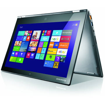 Laptop Renew Lenovo Yoga 2 13 Core i5-4210U 1.7 GHz 8GB DDR3 256GB SSD FullHD Multitouch Bluetooth Webcam Windows 8.1