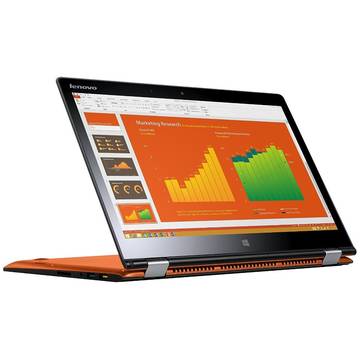 Laptop Renew Lenovo Yoga 3 14 Core i7-5500U 2.4 GHz 8GB DDR3 128GB SSD 14.1 inch FullHD Multitouch Bluetooth Webcam Windows 8.1